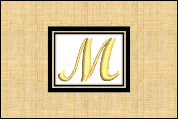 Gold Font-M: A Timeless Embroidery Choice