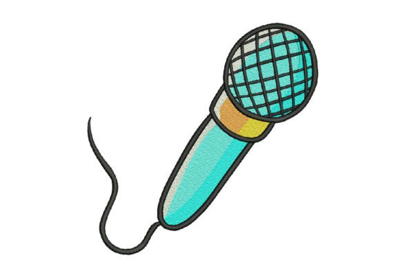 Microphone Embroidery Design Review